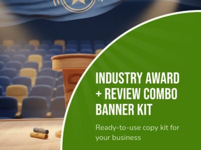 Industry Award + Review Combo Banner Kit