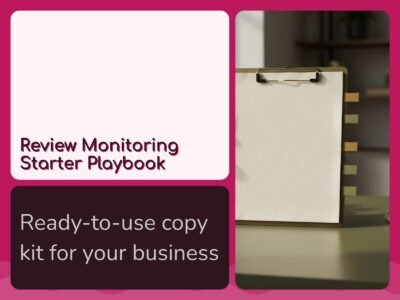 Review Monitoring Starter Playbook