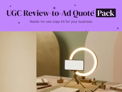UGC Review-to-Ad Quote Pack