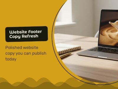 Website Footer Copy Refresh