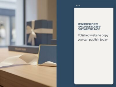 Membership Site 'Exclusive Access' Copywriting Pack