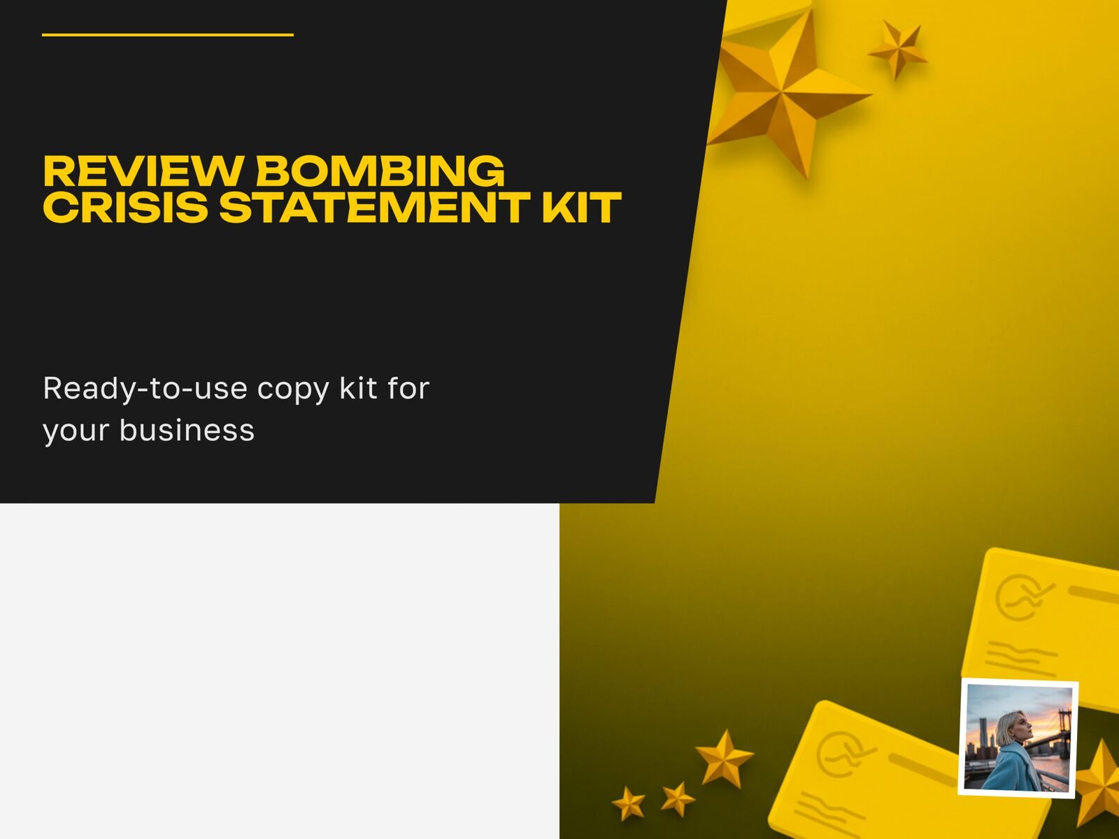 Review Bombing Crisis Statement Kit