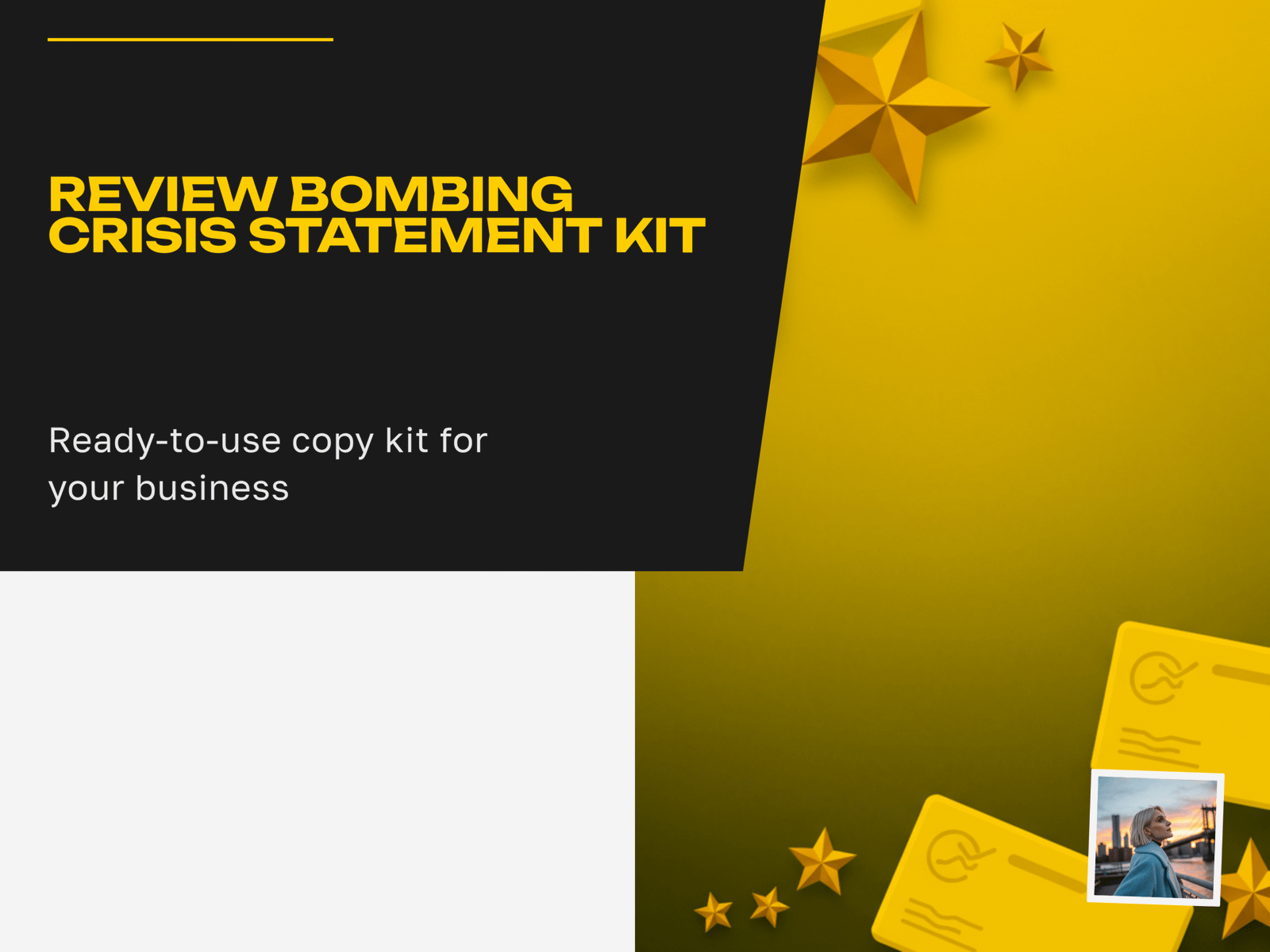 Review Bombing Crisis Statement Kit