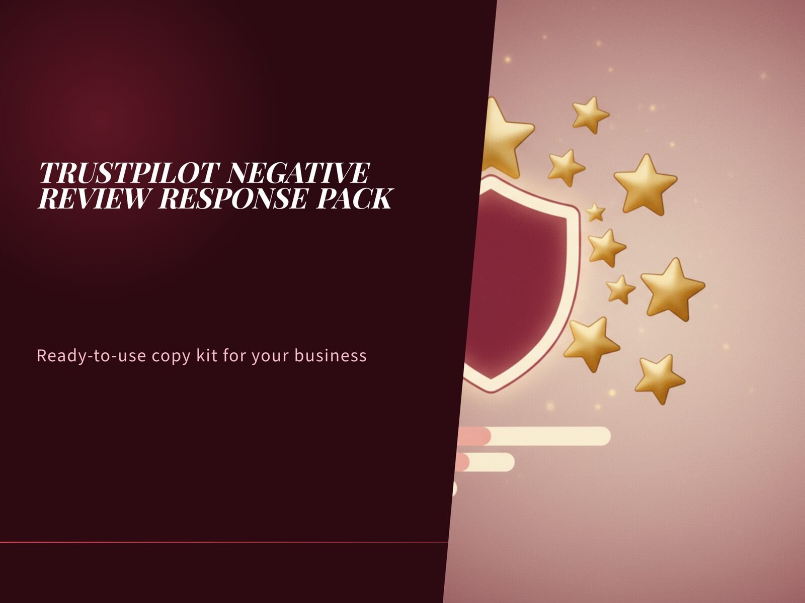 Trustpilot Negative Review Response Pack