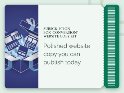 Subscription Box 'Conversion' Website Copy Kit