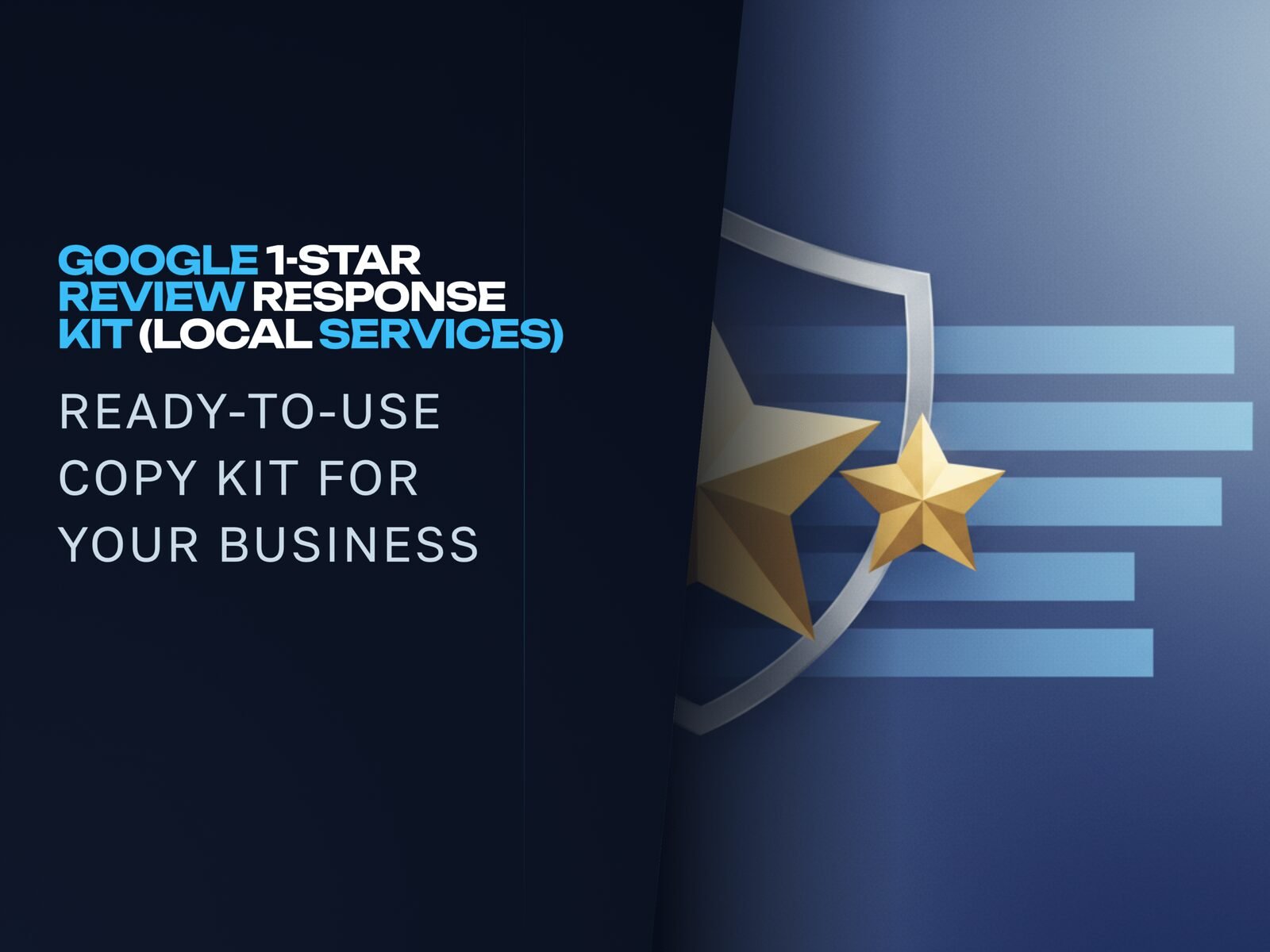 Google 1-Star Review Response Kit (Local Services)