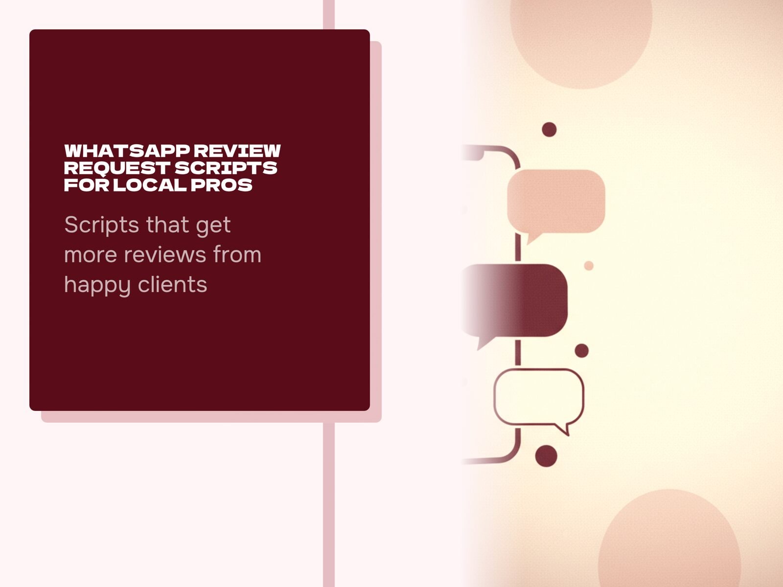 WhatsApp Review Request Scripts for Local Pros