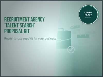 Recruitment Agency 'Talent Search' Proposal Kit