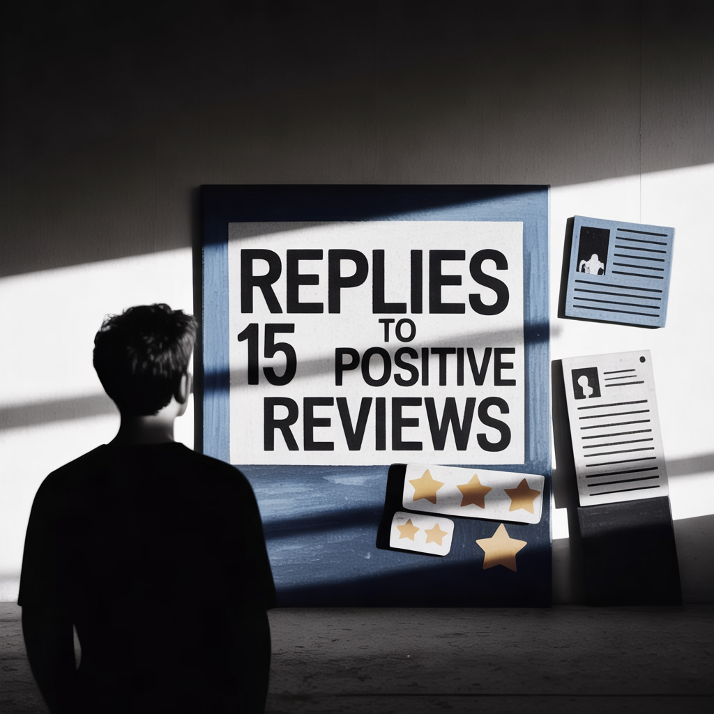 Replies to 15 Positive Reviews