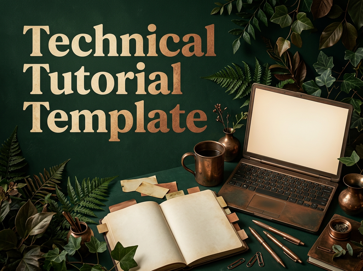 Developer Marketing 'Technical Tutorial' Blog Template