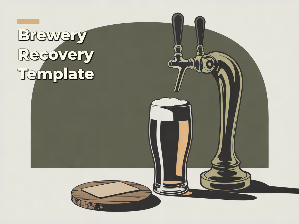 Brewery 'Drink Dissatisfaction' Recovery Template