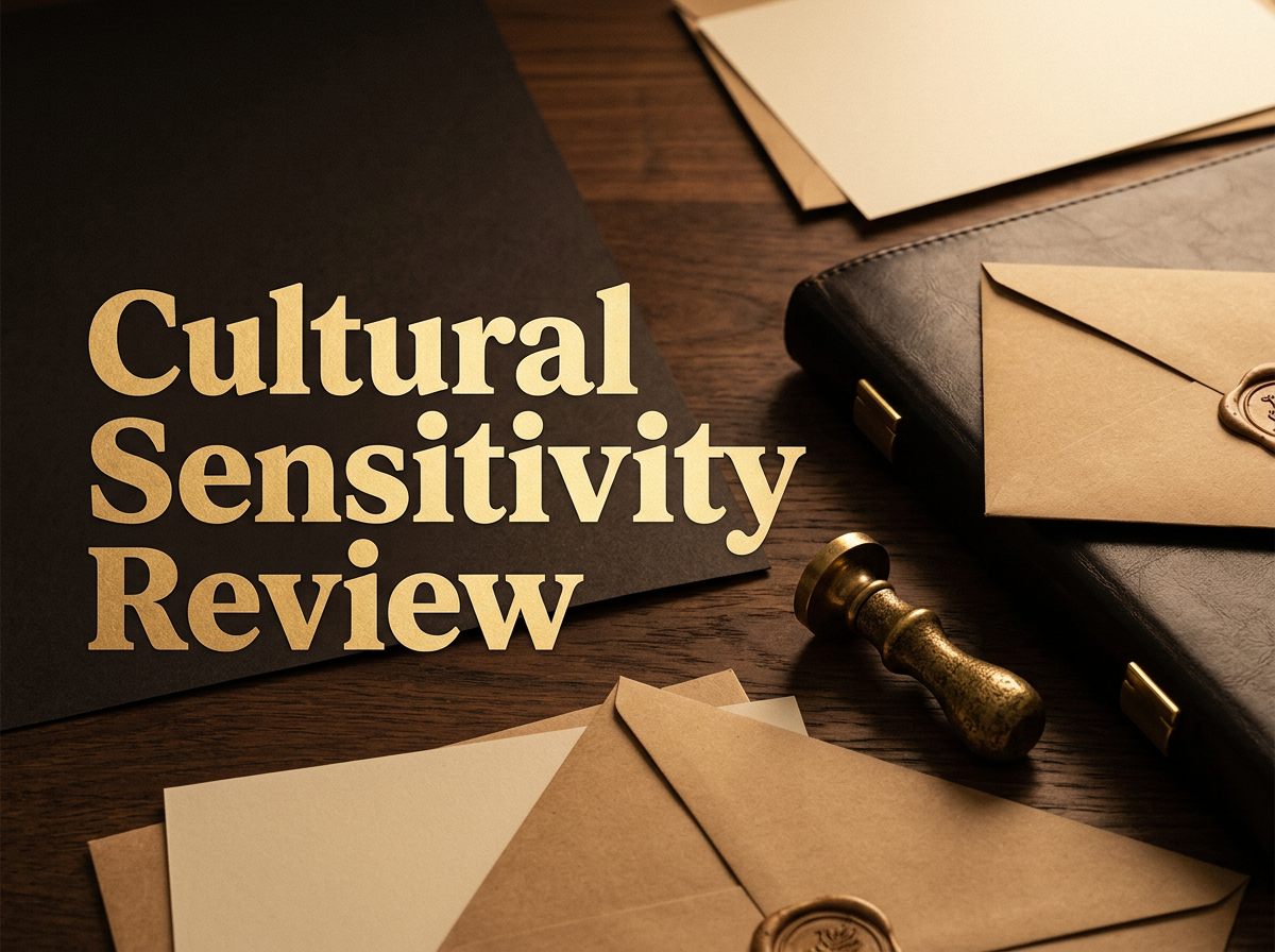 Cultural Sensitivity Review