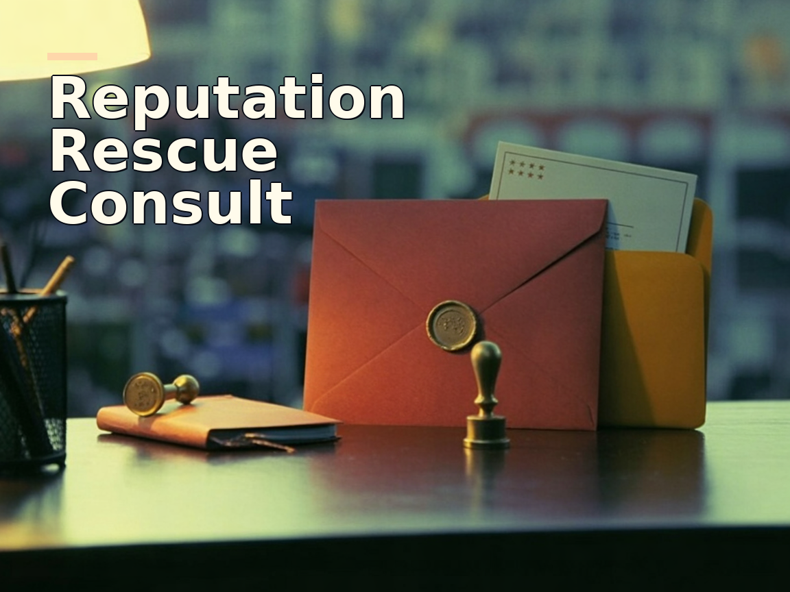 Marketplace Reputation Rescue Consult