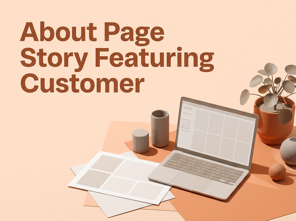 About Page Story Featuring Customer Voices