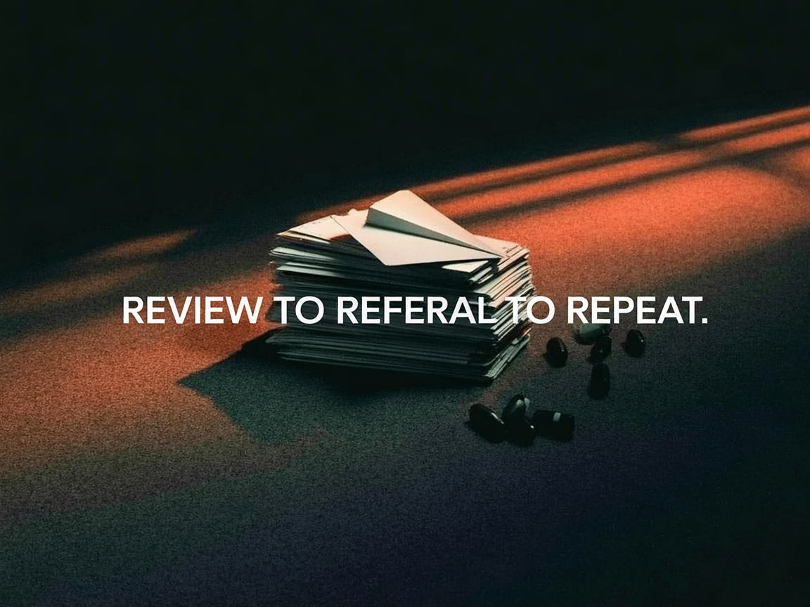 Email Flow: Review to Referral to Repeat