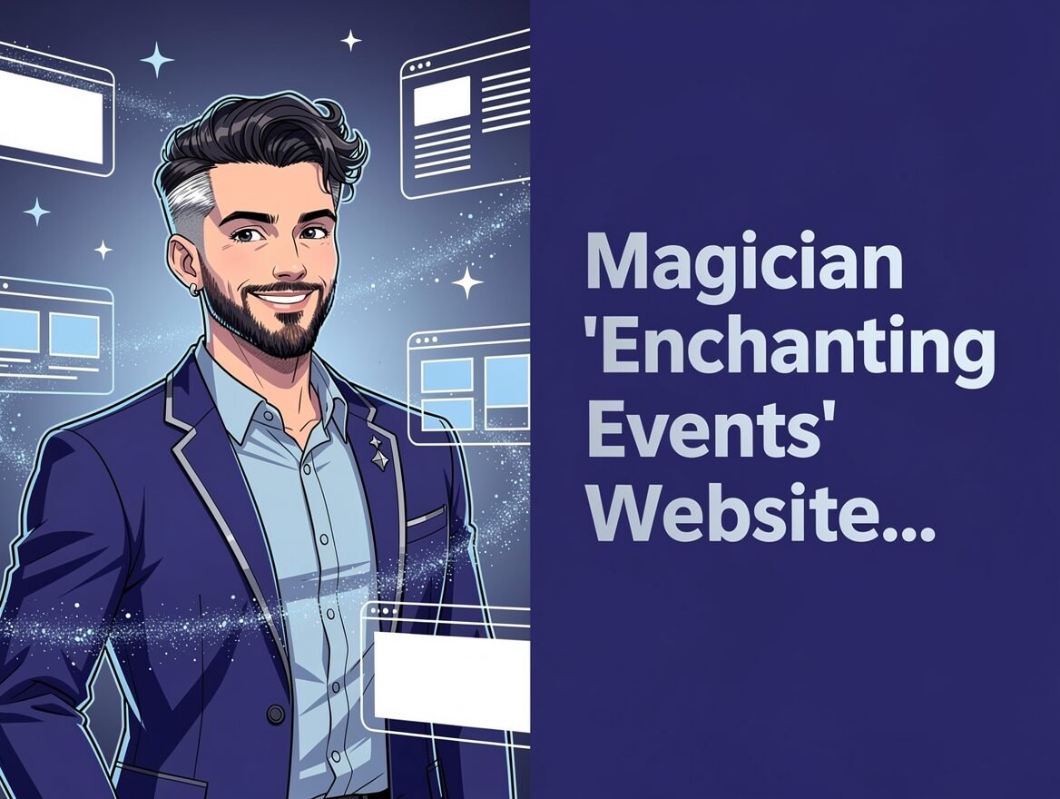 Magician 'Enchanting Events' Website Copy Kit