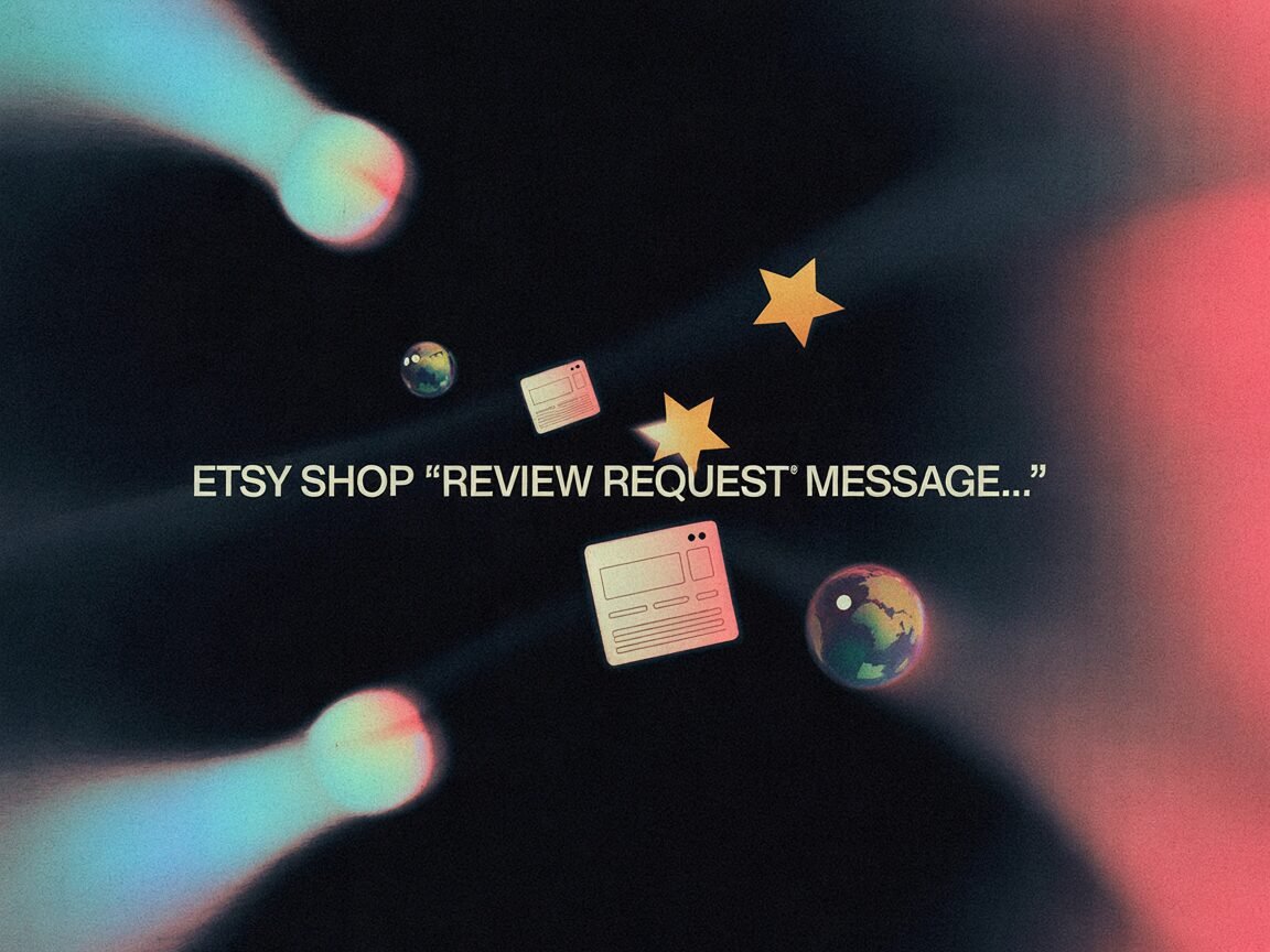 Etsy Shop 'Review Request' Message Checklist