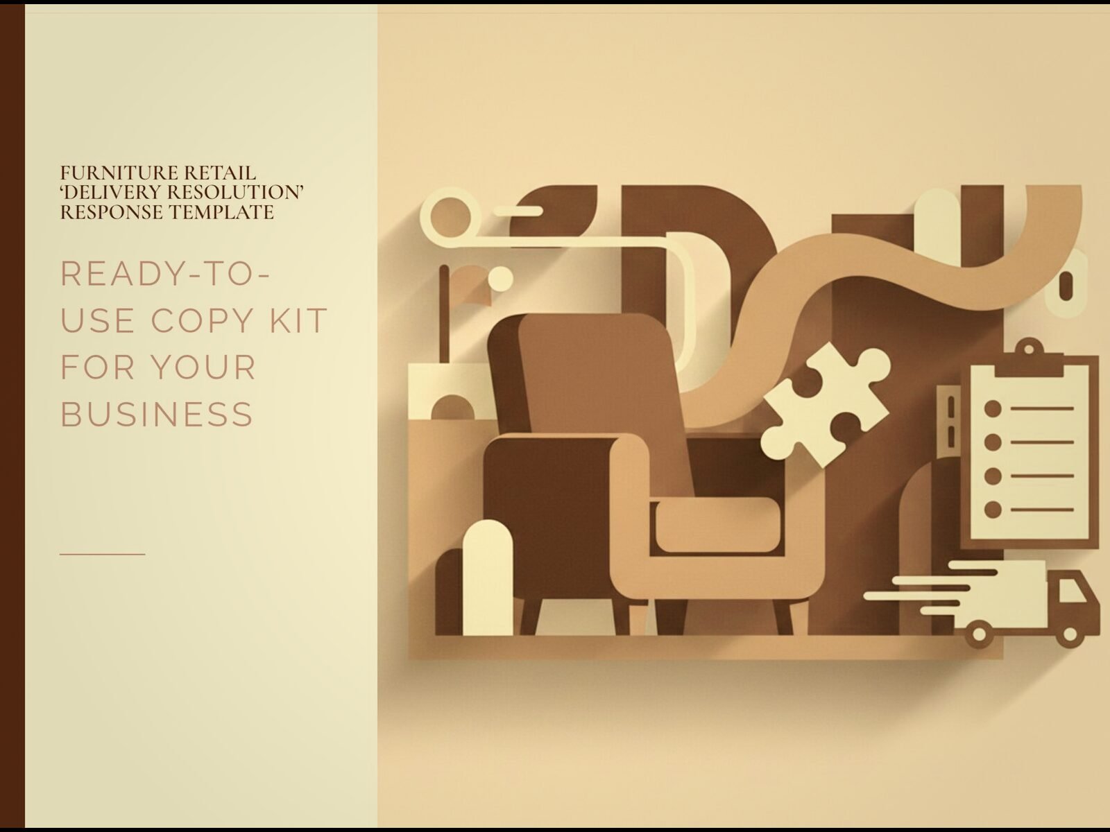 Furniture Retail 'Delivery Resolution' Response Template