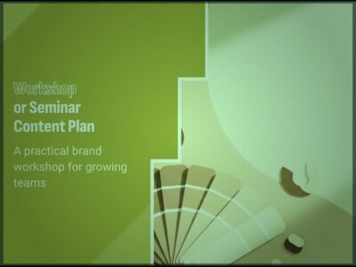 Workshop or Seminar Content Plan