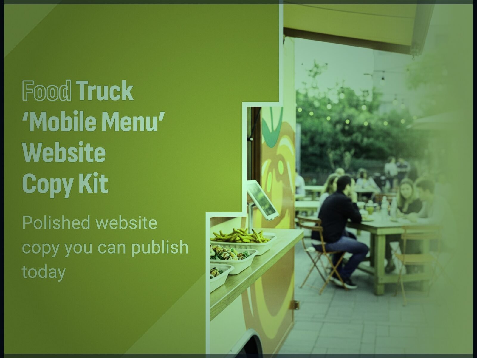 Food Truck 'Mobile Menu' Website Copy Kit