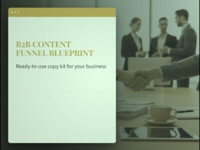 B2B Content Funnel Blueprint