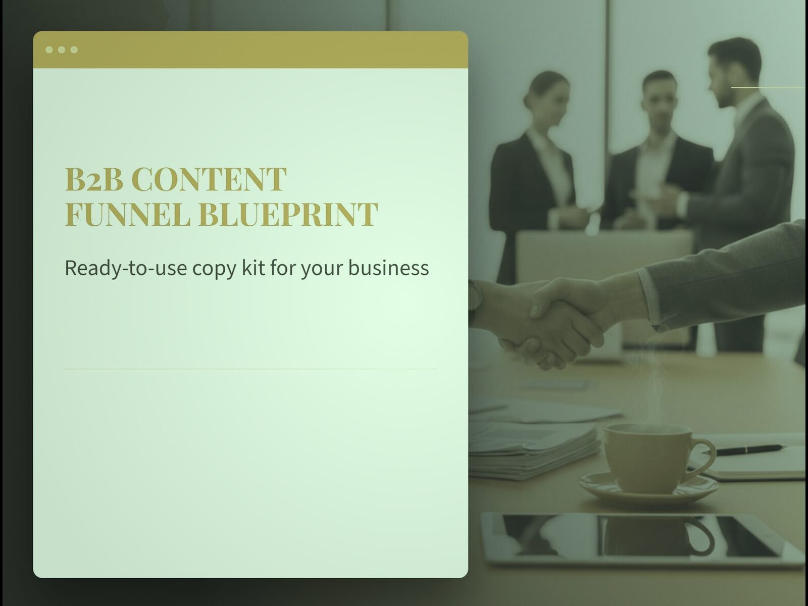 B2B Content Funnel Blueprint